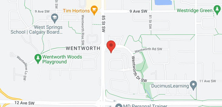 map of 29 Wentworth Cove SW